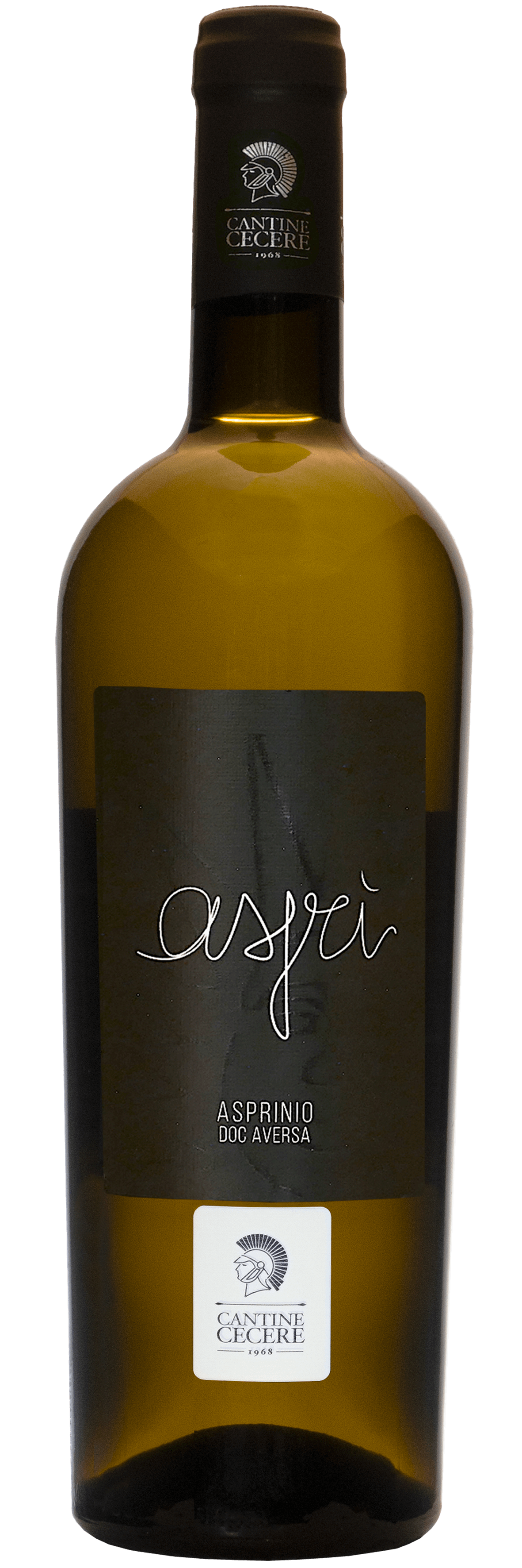 Bottiglia di vino Asprinio DOC Aversa, eccellente e gustoso, perfetto per ogni occasione prelibata.